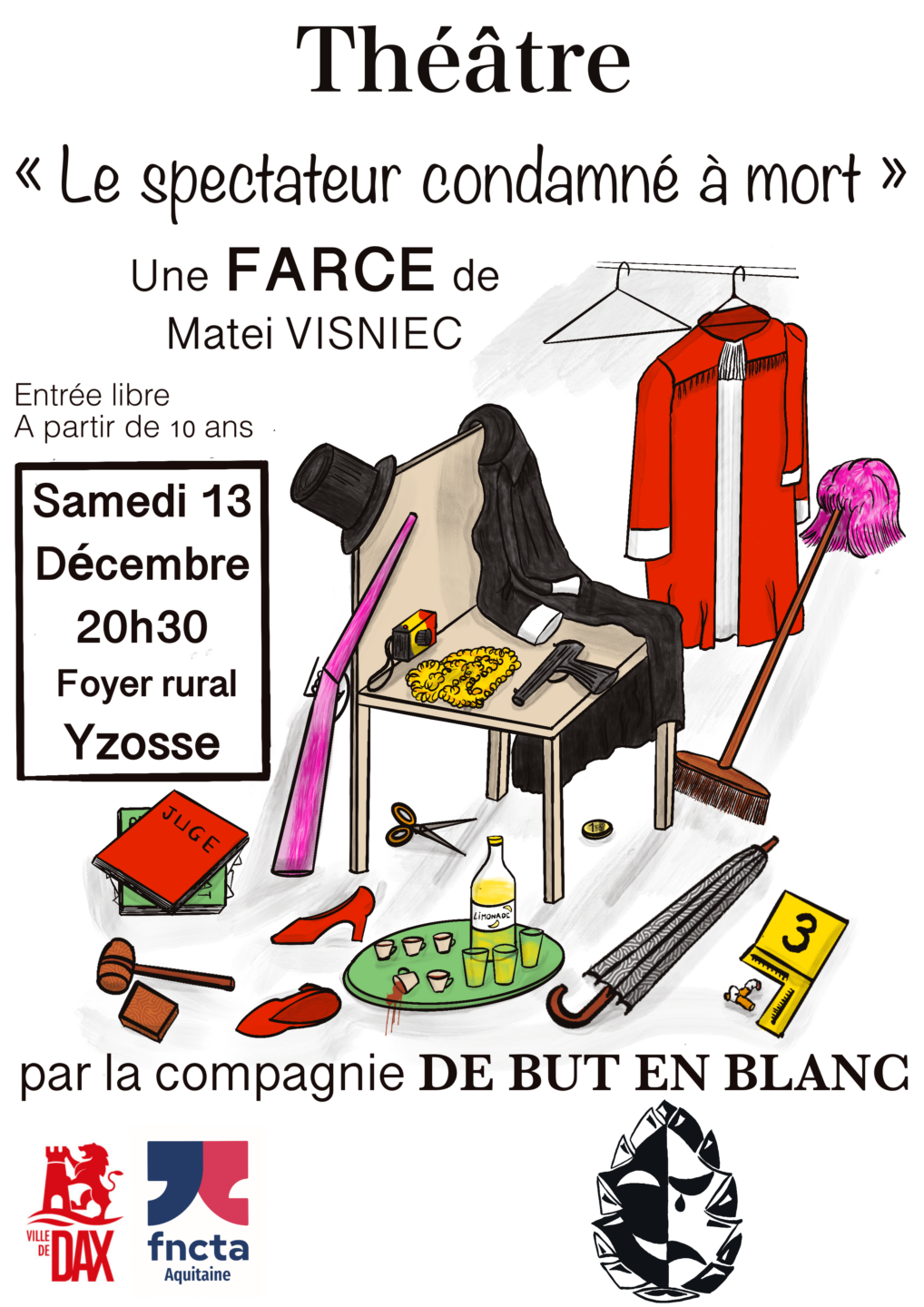 Théatre Le spectateur condamné à mort