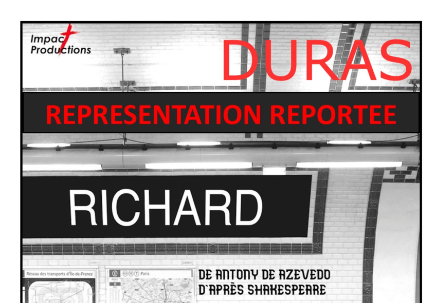 Théâtre Richard avec Antony de Azevedo et Ludivine Cornec Salle du Foirail Duras 2025-12-13 Théâtre Richard avec Antony de Azevedo et Ludivine Cornec