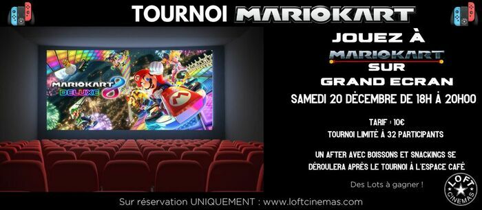 Tournoi Mario Kart 5 allée du Châtelet Châtellerault 2025-12-20 Tournoi Mario Kart