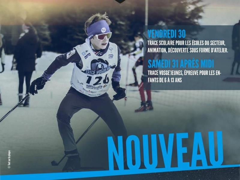 Trace vosgienne de ski de fond