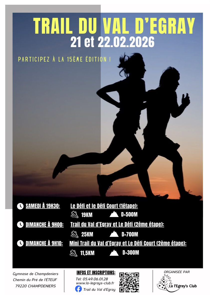 Trail du Val d'Egray 15 ème édition