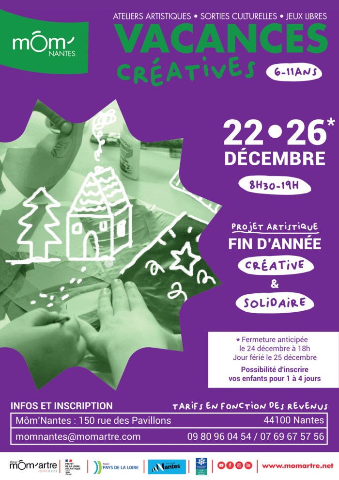 Vacances créatives : Un jour un chef d’œuvre Môm'Nantes