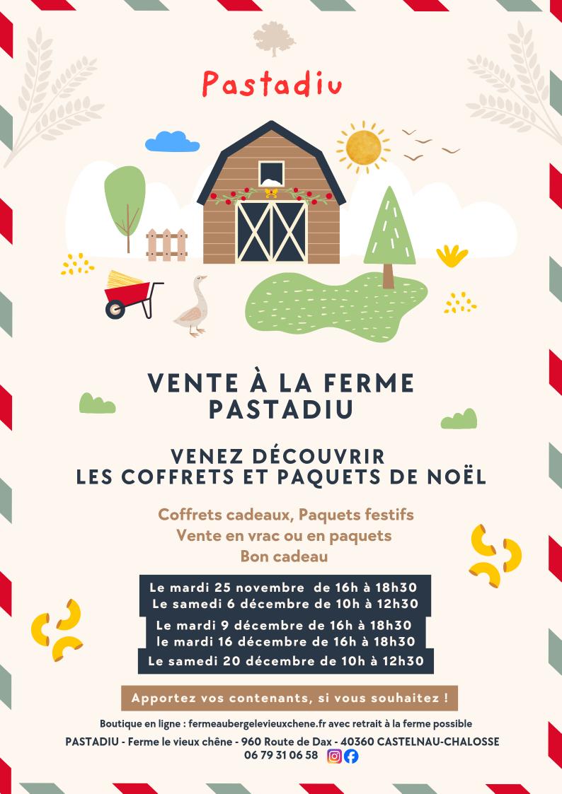 Vente à la ferme Pastadiu