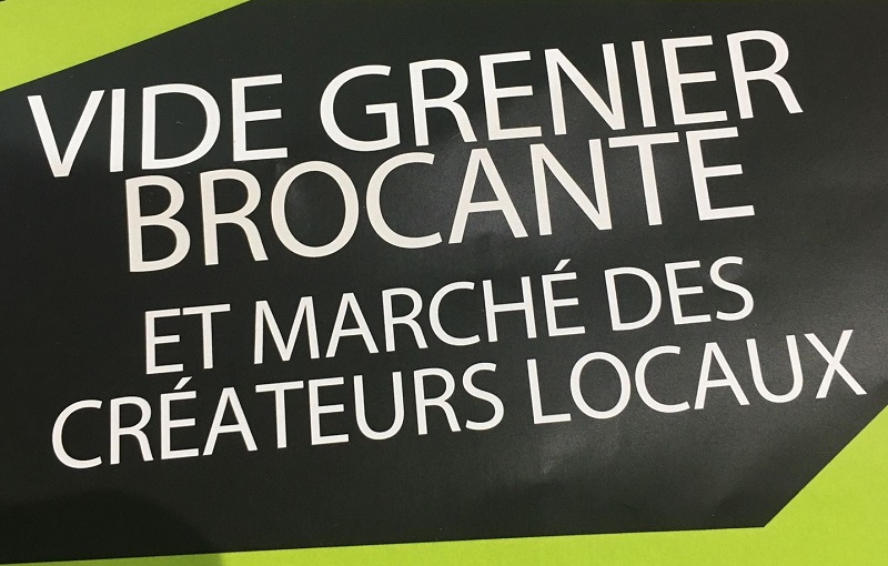 Vide grenier brocante et marché de créateurs locaux
