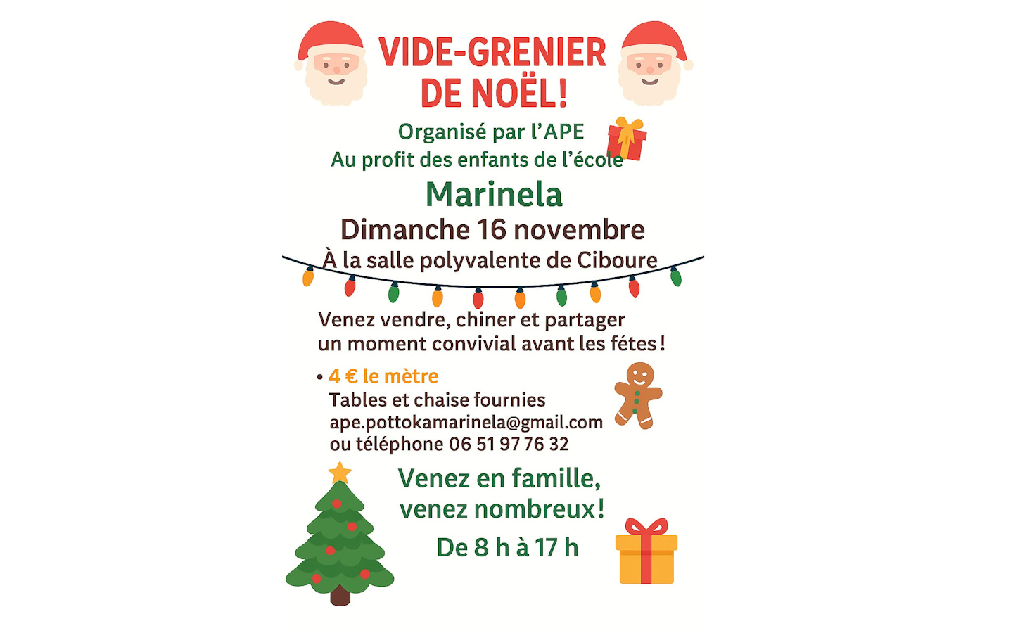 Vide-grenier de Noël