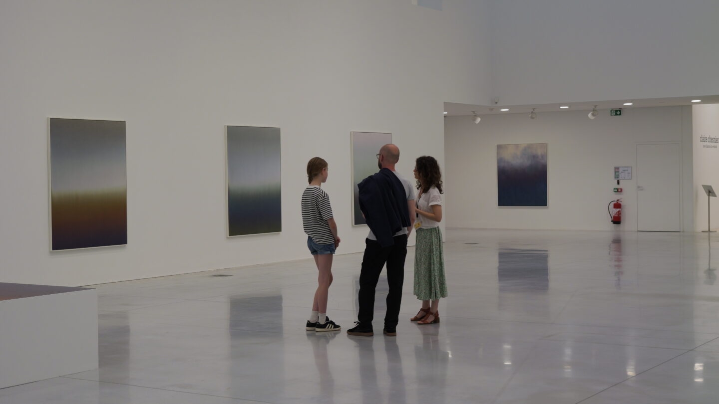 Visite commentée · une éclaircie à la verticale