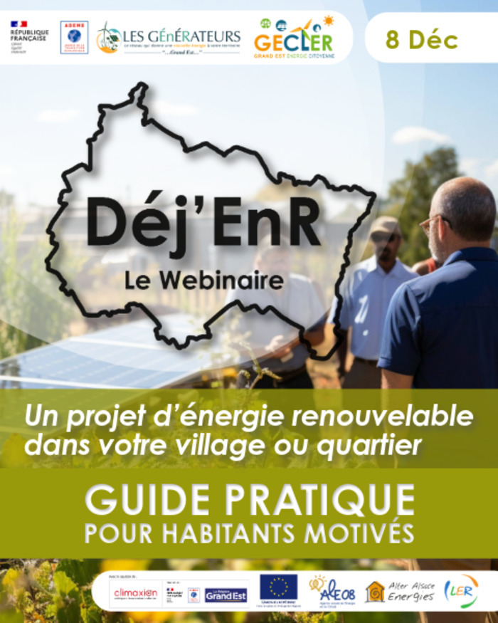 Webinaire : Un projet d’énergie renouvelable dans votre village ou quartier Webinaire : Un projet d’énergie renouvelable dans votre village ou quartier