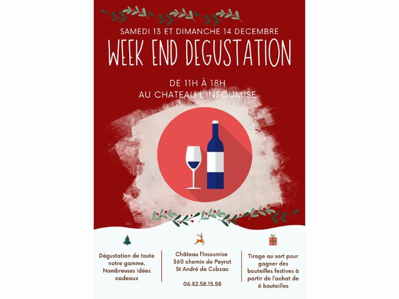 Week-end dégustation au Château l'Insoumise