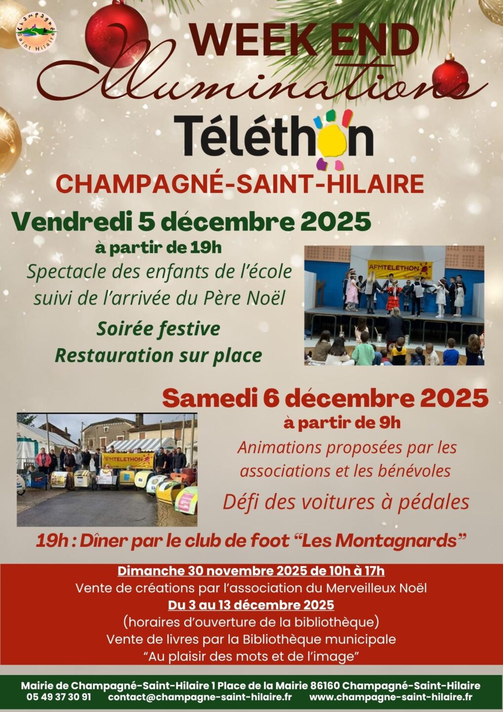 Week-end Illumination pour le Téléthon 2025