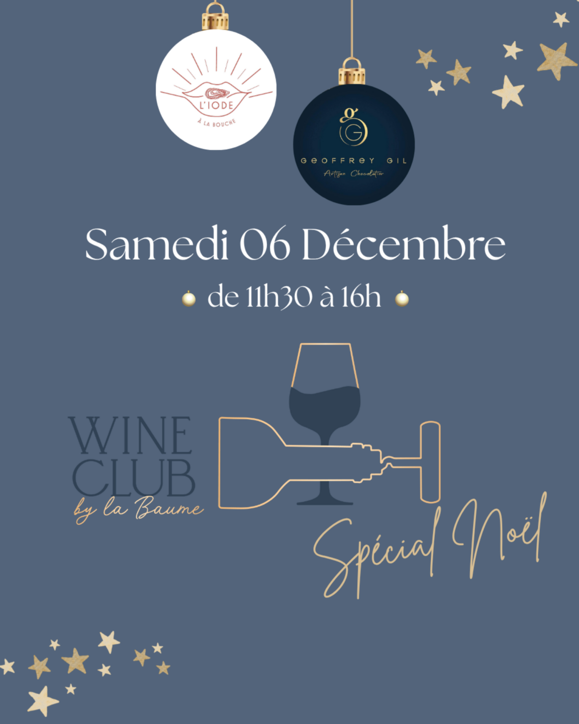 WINE CLUB SPÉCIAL NOËL DÉGUSTATION FESTIVE ET GOURMANDE