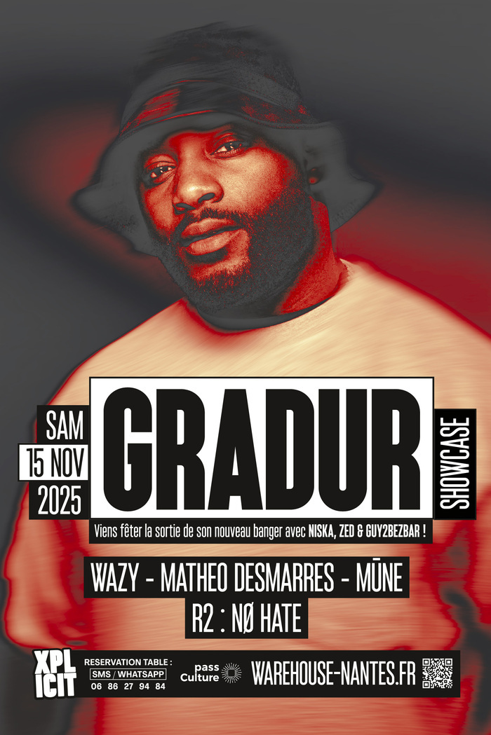 XPLICIT invite GRADUR en showcase exclusif à Nantes ! Warehouse