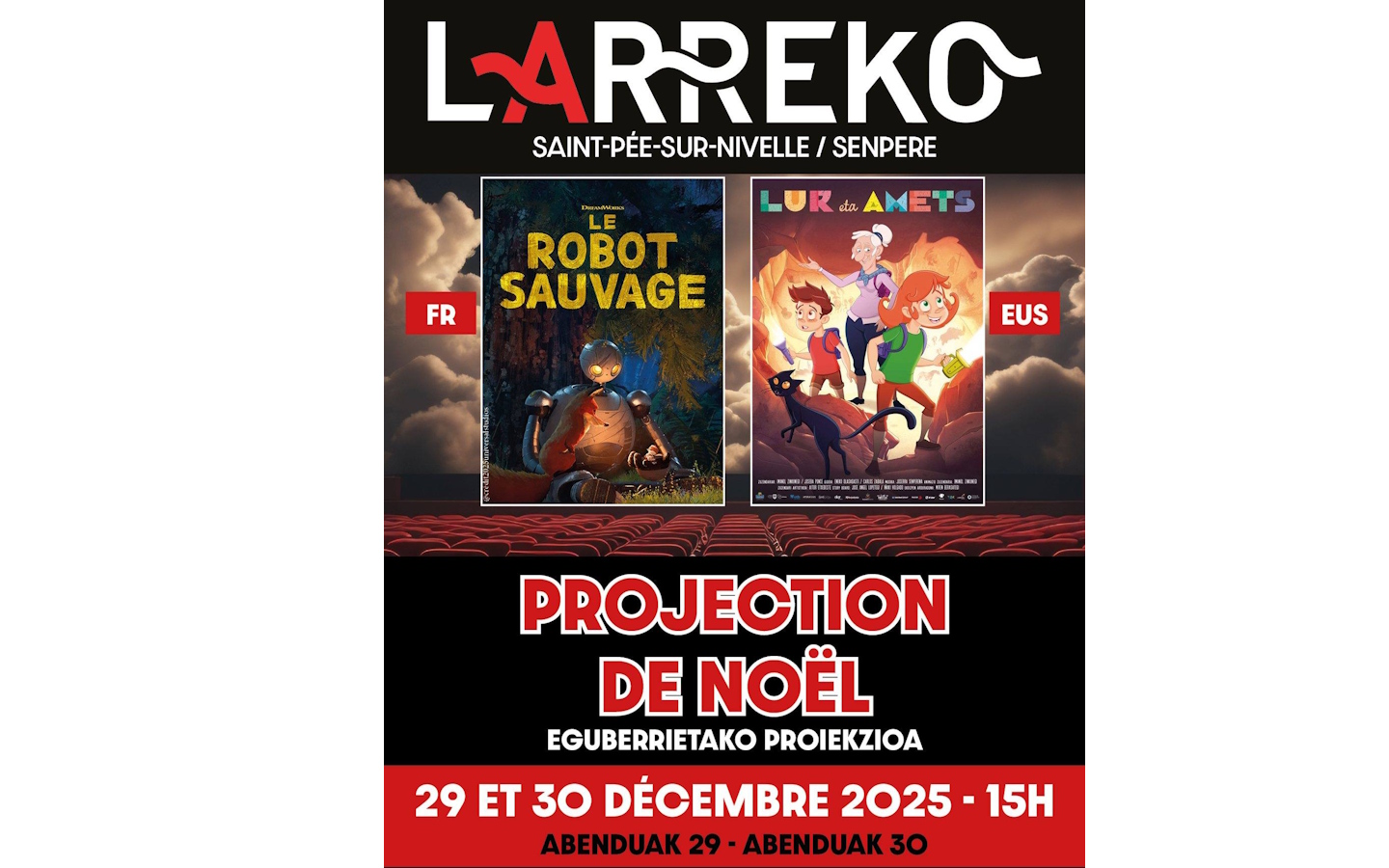 4ème édition du cinéma de Noël Lur eta Amets