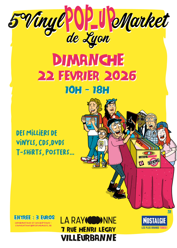 5° Vinyl Pop-Up Market de Lyon La Rayonne Villeurbanne