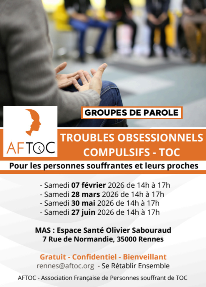 AFTOC Groupe de parole Espace Santé Olivier Sabouraud Rennes