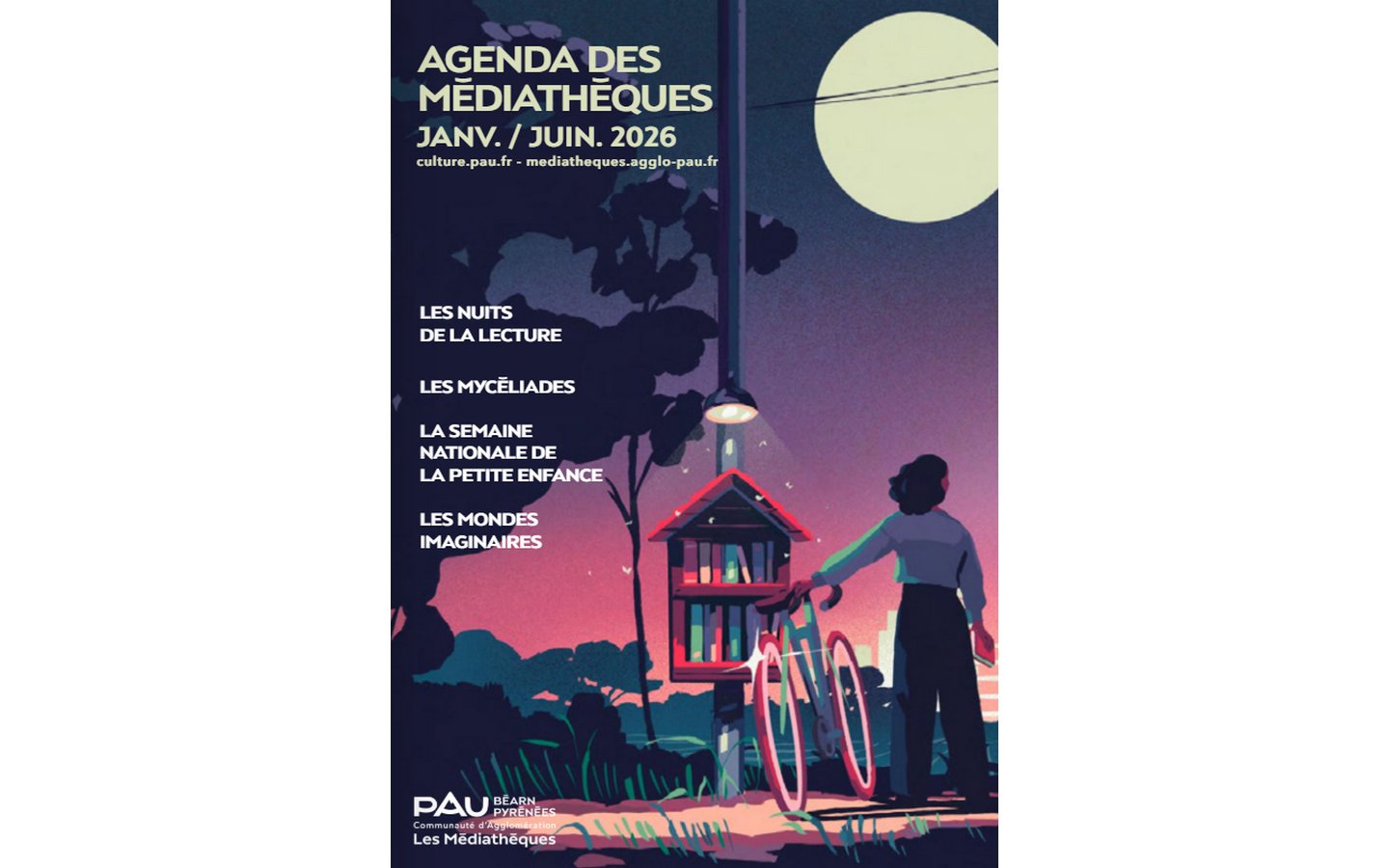 Agenda des médiathèques Janvier à Juin 2026