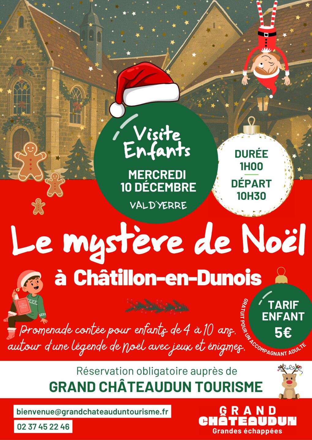 Animation enfants Le Mystère de Noël