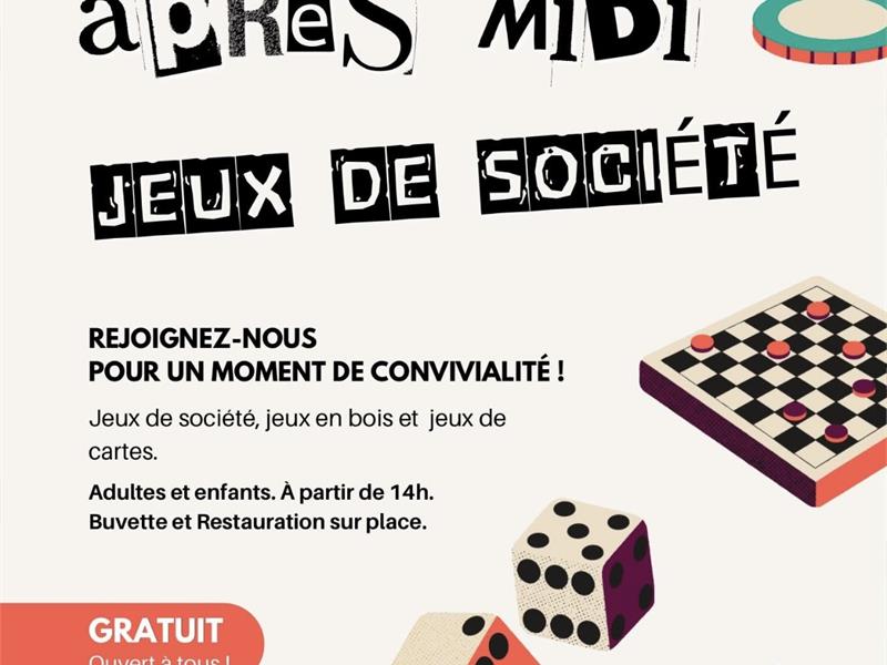 Après midi jeux de société