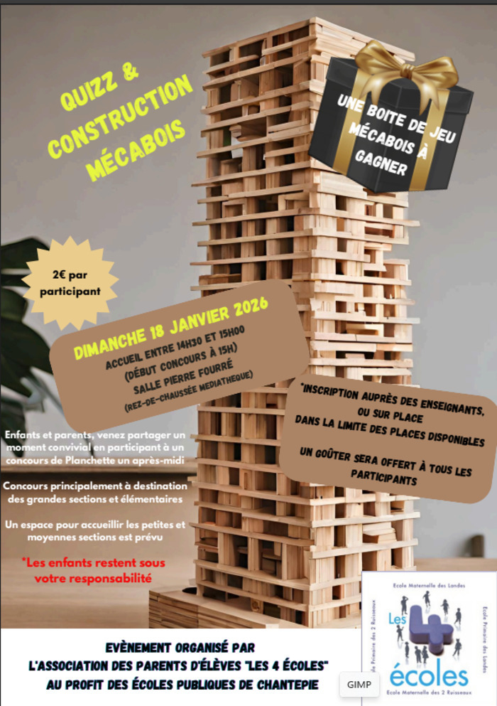 Après-midi MECABOIS Salle Pierre Fouré - Maison pour Tous Chantepie