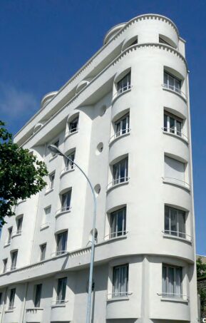 Immeuble de style Art déco à Brest, boulevard Gambetta