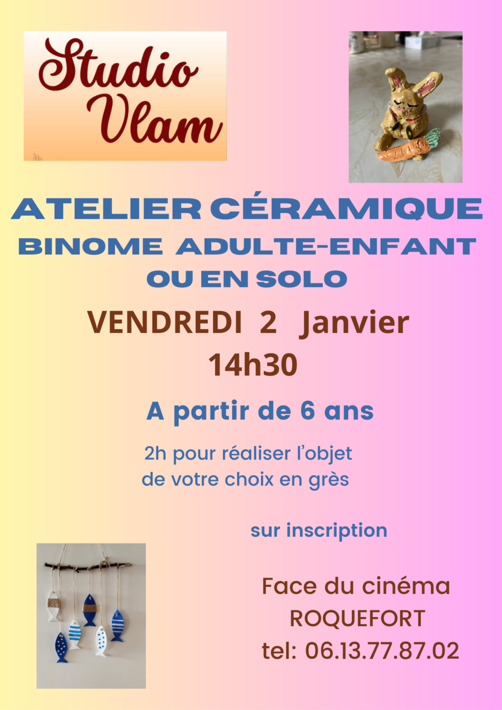 Atelier céramique