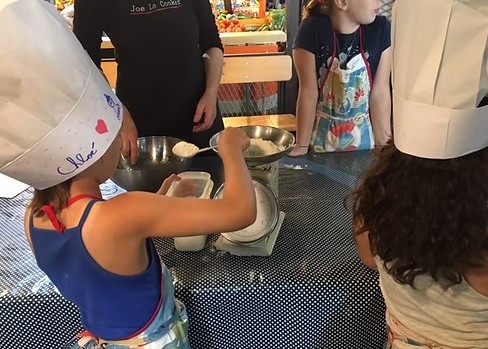 ATELIER CUISINE DES PETITS CHEFS AVEC JOE LE COOKER SUCRÉ