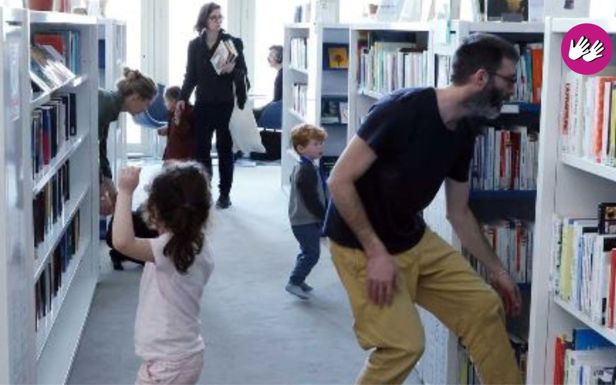 Atelier de danse tout terrain LSF/FR : comment les lieux nous font danser Bibliothèque Saint-Eloi  Paris