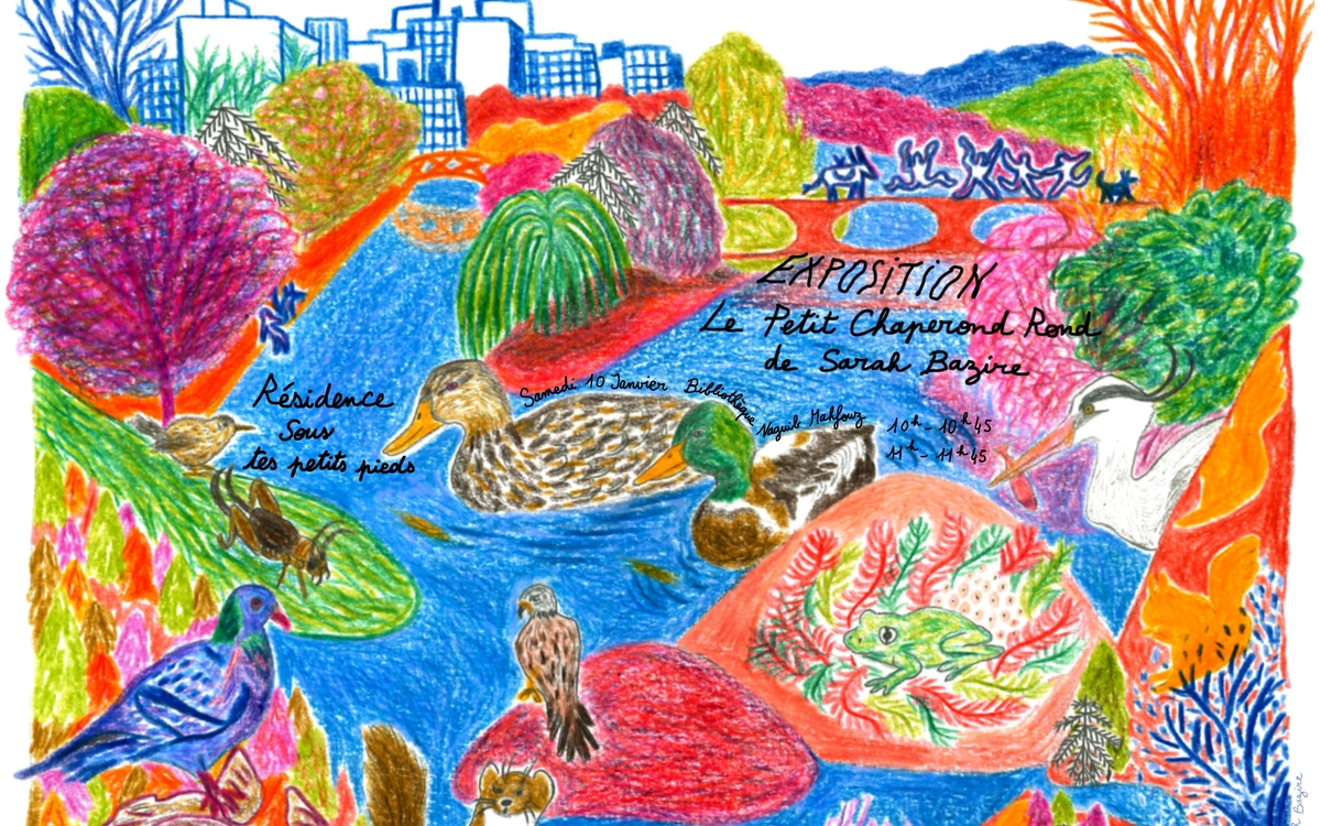 Atelier-découverte de l'exposition "Le Petit Chaperon Rond" Bibliothèque Naguib Mahfouz Paris