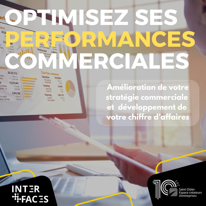 Atelier : OPTIMISEZ VOS PERFORMANCES COMMERCIALES Espace Créateurs d'Entreprises Saint-Dizier