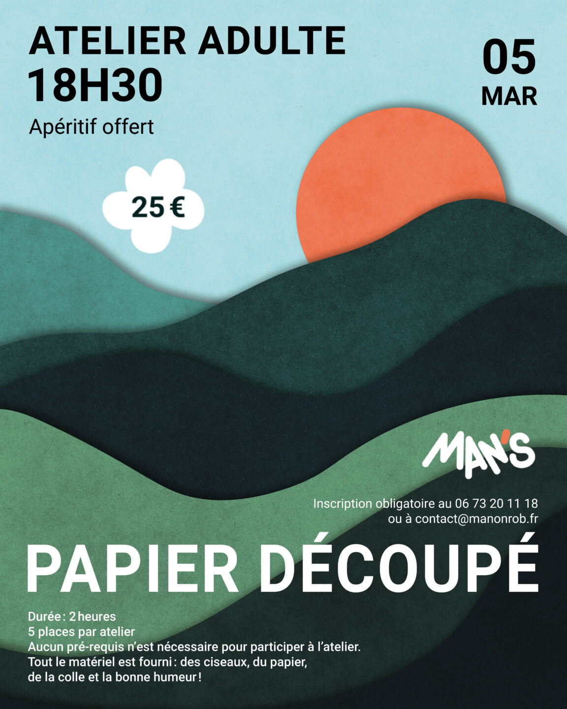 Atelier Papier découpé Paysage