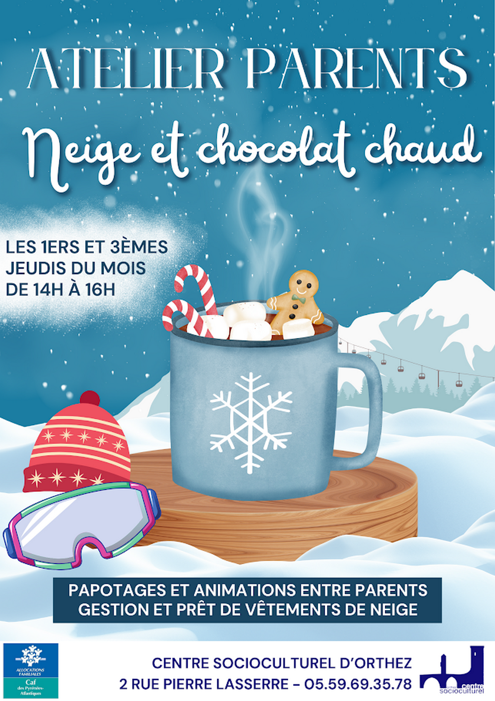 Atelier Parents Neige et chocolat chaud