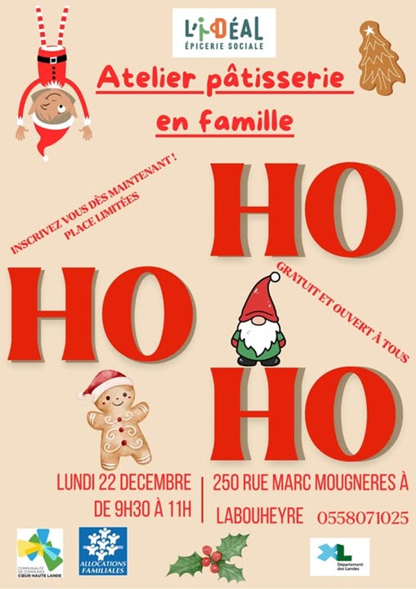 Atelier pâtisserie en famille