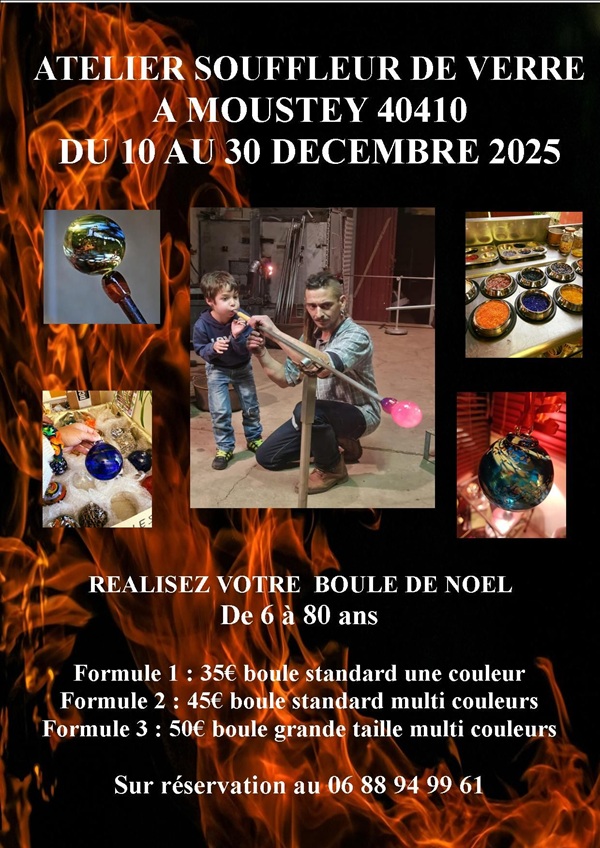 Atelier souffleur de verre