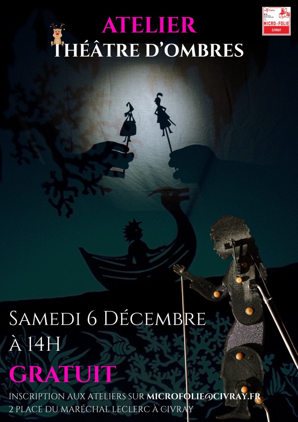 Atelier Théâtres d'ombres