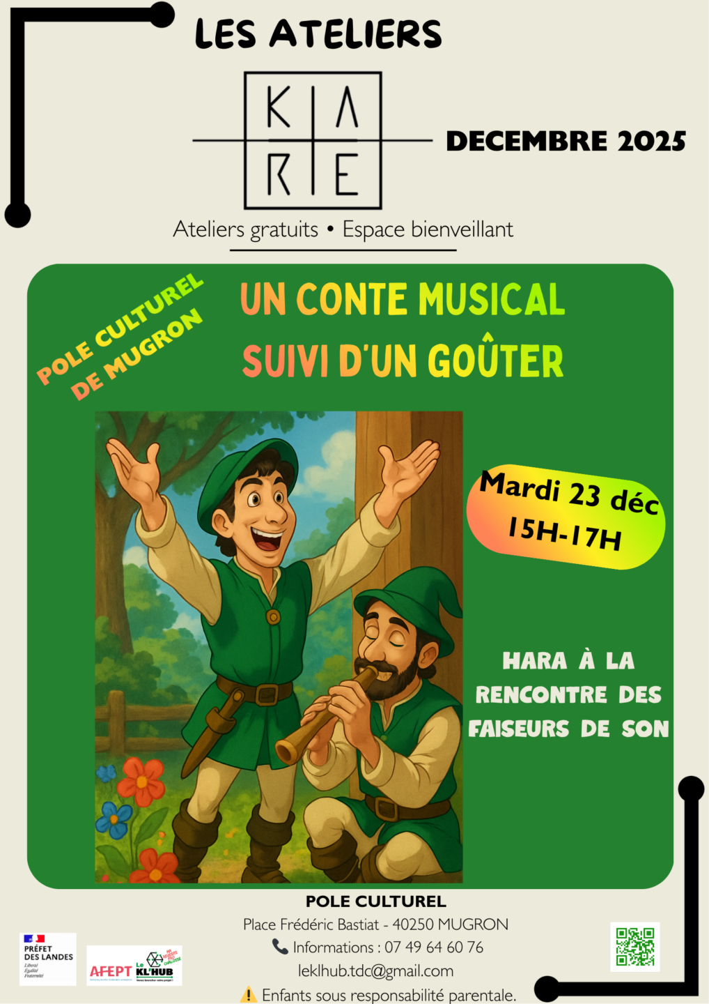 Ateliers du Kare Un conte de Noël à découvrir en famille !