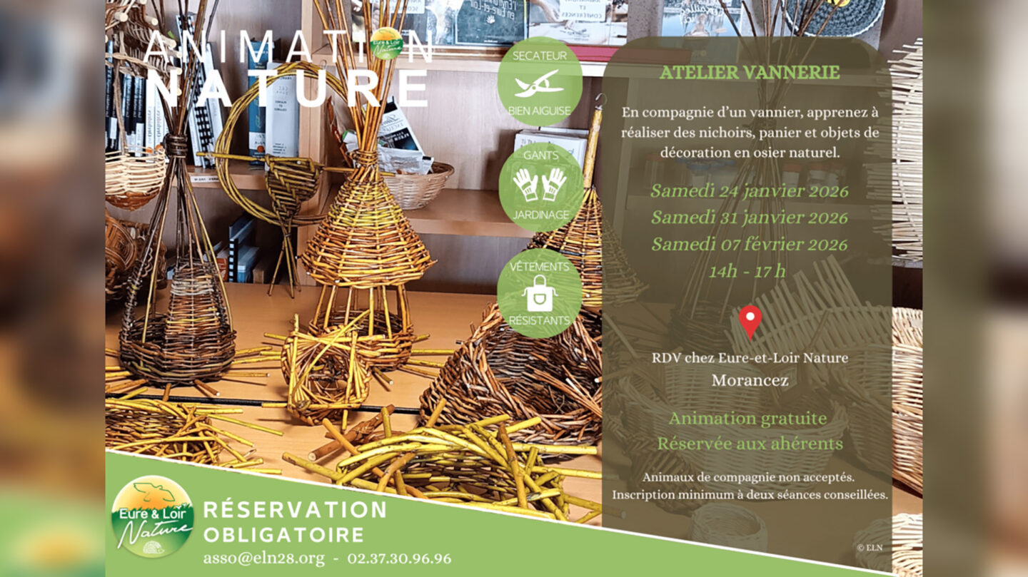 Ateliers Vannerie par Eure-et-Loir Nature