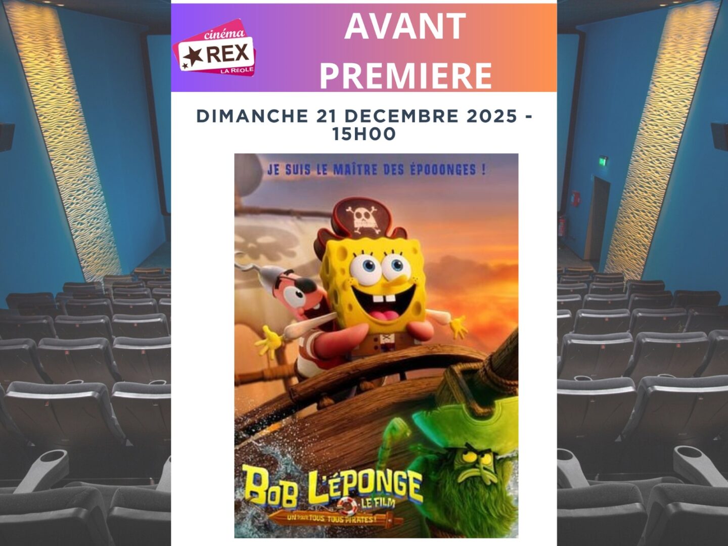 Avant première Bob l'éponge