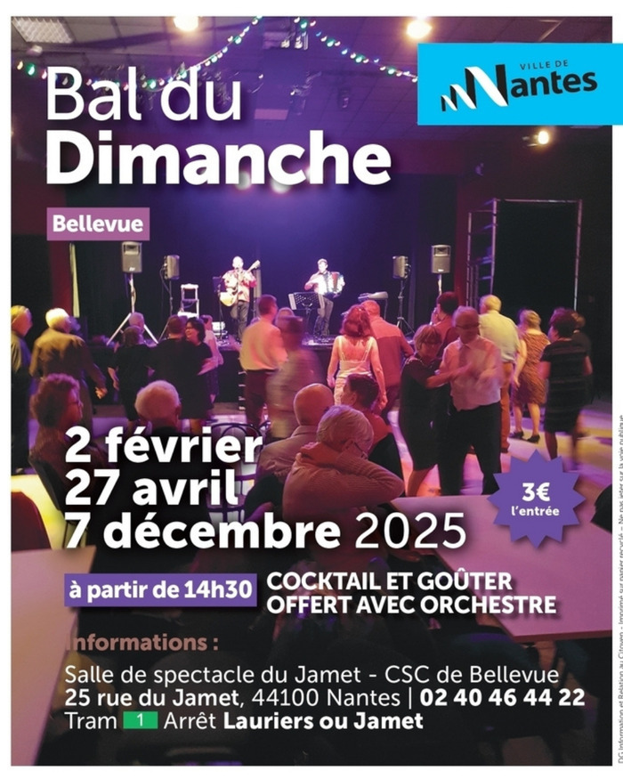 Bal de Bellevue Centre socioculturel de Bellevue - Centre du Jamet