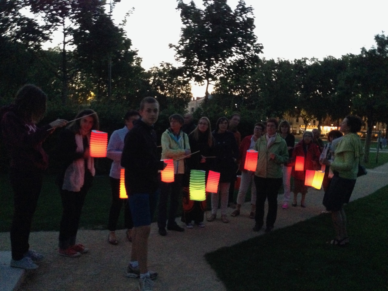 Balade illuminée à Niort