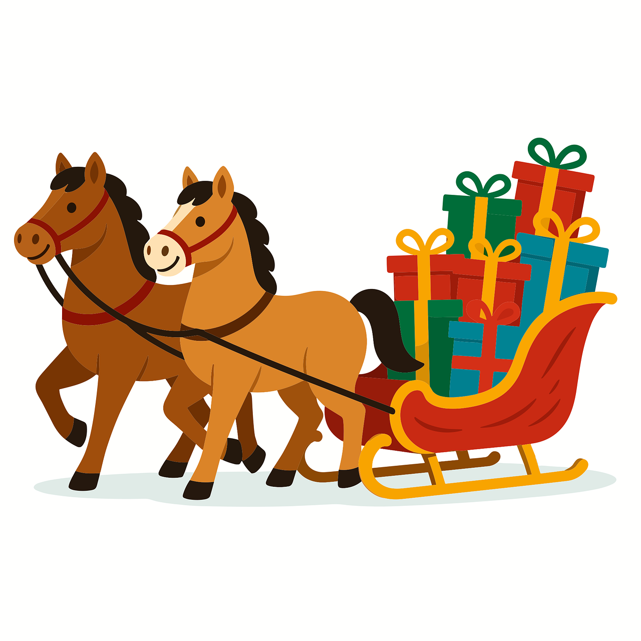 Balades de Noël en calèche