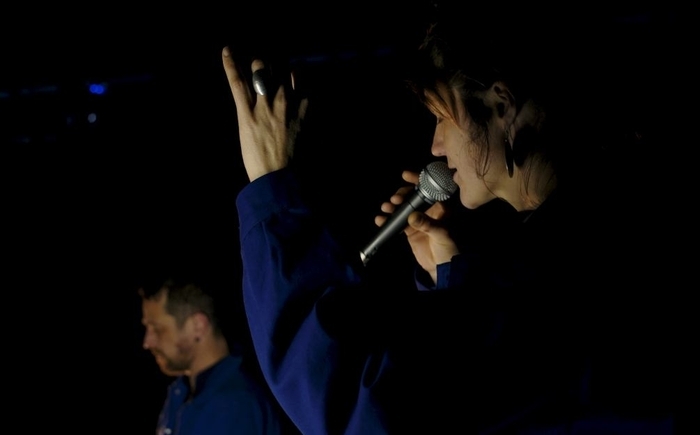 Bleu de travail avec Claire Laurent (voix) et Jeff Alluin (piano) Bibliothèque des Champs Libres - 2e étage Rennes