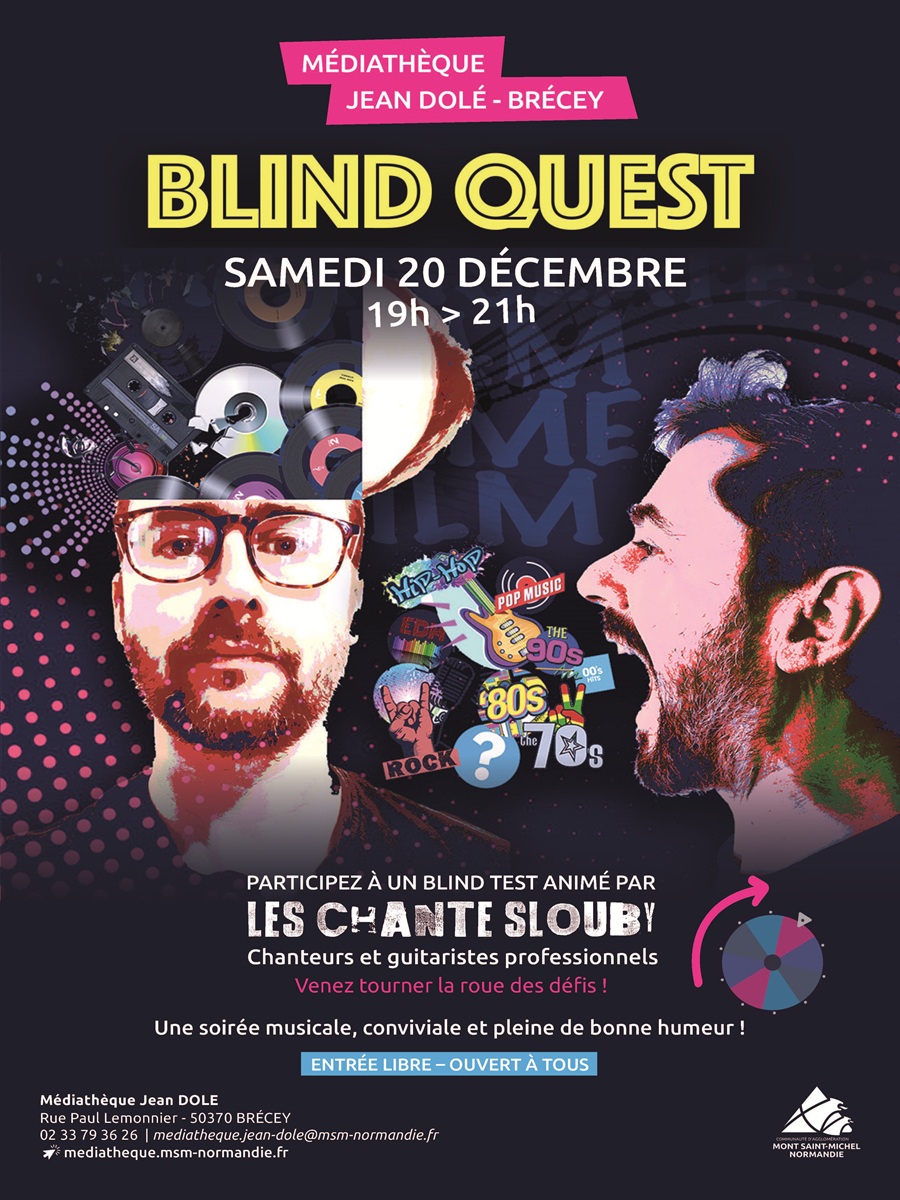 Blind Quest blind test avec deux chanteurs guitaristes professionnels