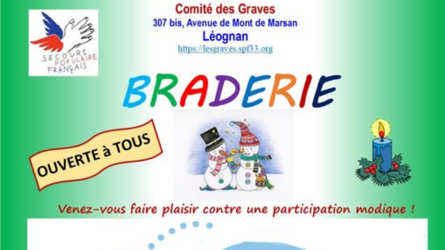 Braderie du Secours Populaire