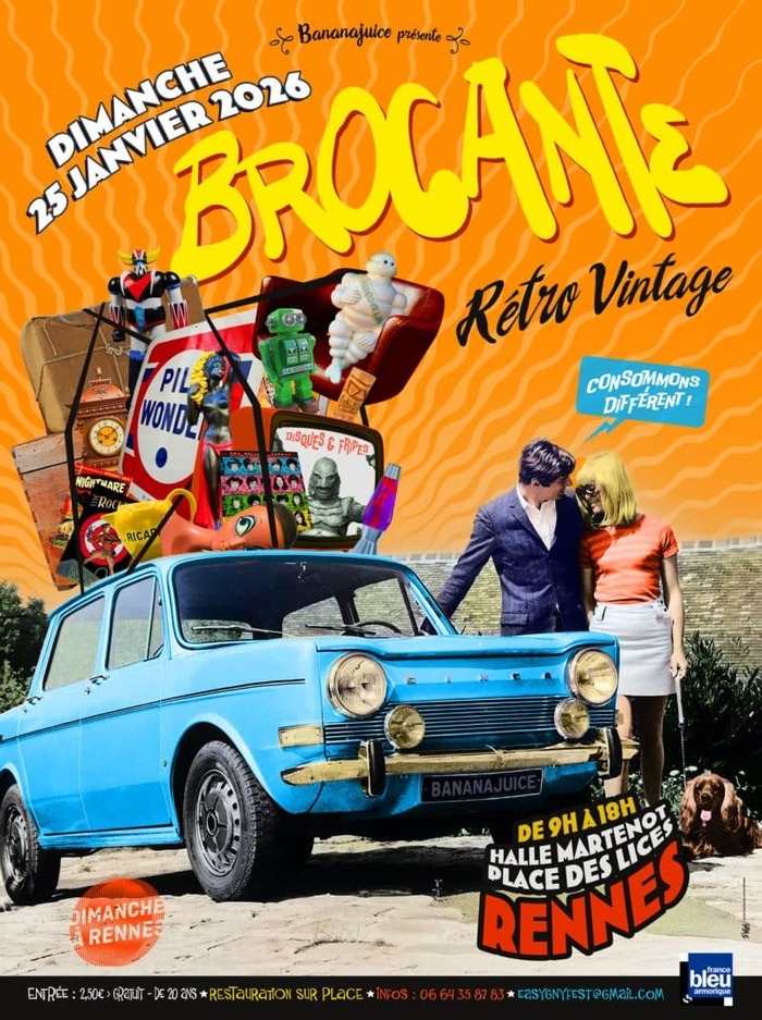 Brocante Retro Vintage Halle Martenot Rennes