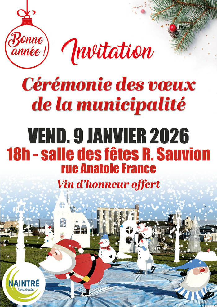 Cérémonie des vœux de la municipalité