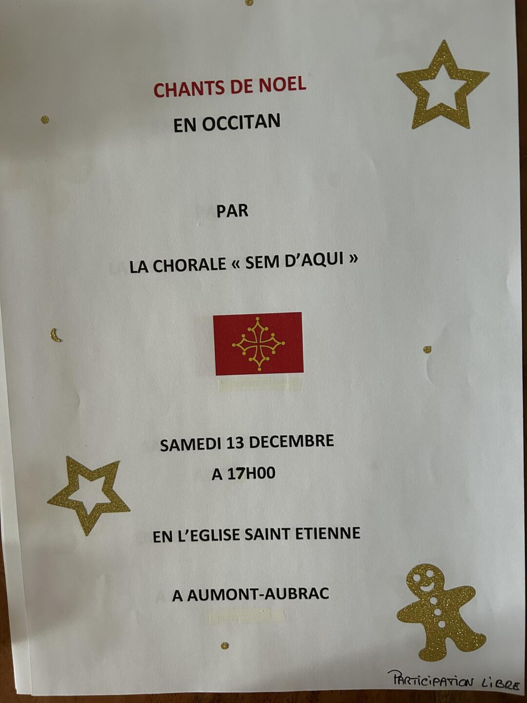 CHANTS DE NOËL EN OCCITAN EGLISE Peyre en Aubrac 2025-12-13 CHANTS DE NOËL EN OCCITAN