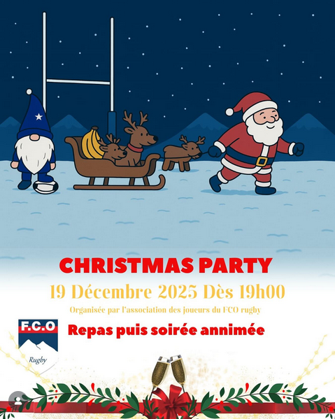 Christmas party du FCO rugby