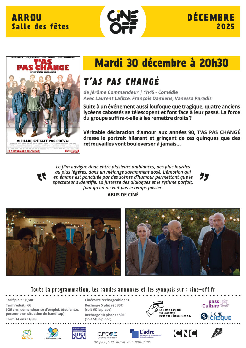 Ciné Off T'as pas changé