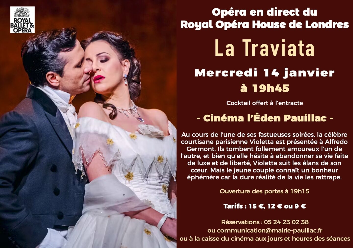 Ciné opéra La Traviata