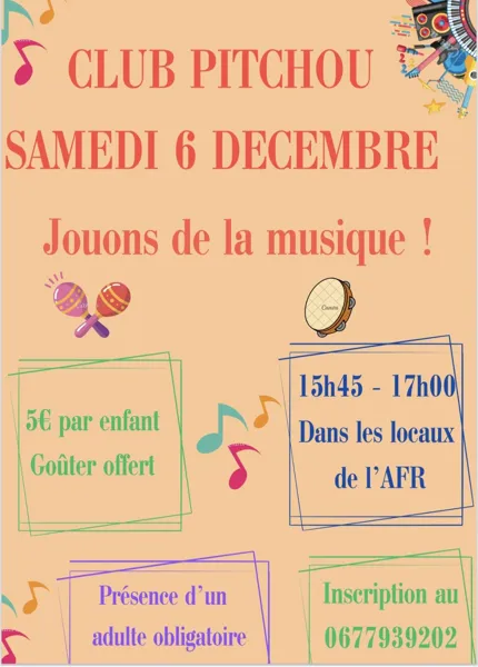 Club Pitchou Jouons de la musique