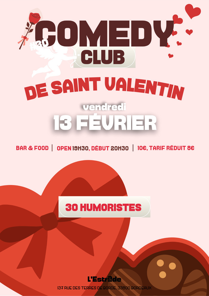 Comedy Club de Saint Valentin l'Estrade Bordeaux